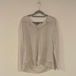 Sanctuary Long-sleeve Blouse Size Medium Gray